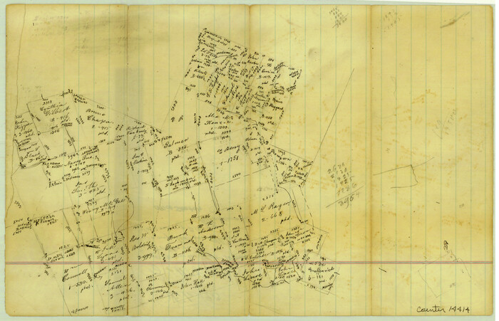 14414, Bell County Sketch File 23, General Map Collection