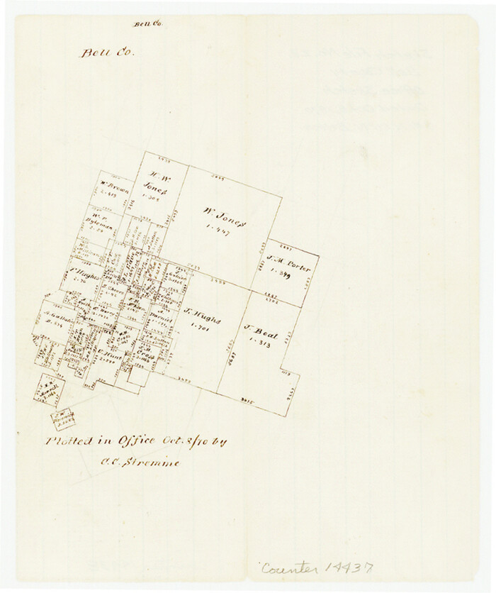 14437, Bell County Sketch File 28, General Map Collection