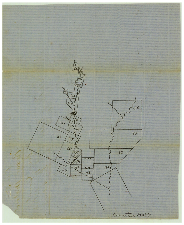 14477, Bexar County Sketch File 8, General Map Collection