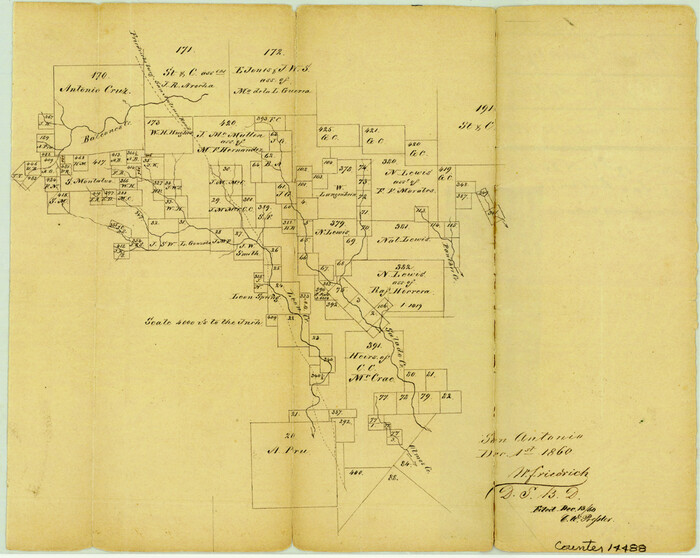 14488, Bexar County Sketch File 26, General Map Collection