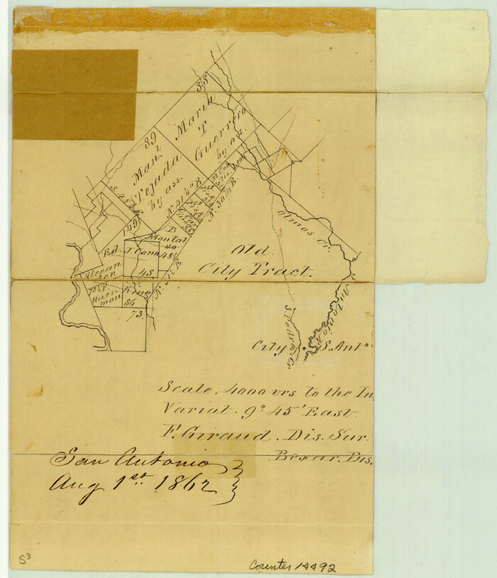 14492, Bexar County Sketch File 30, General Map Collection