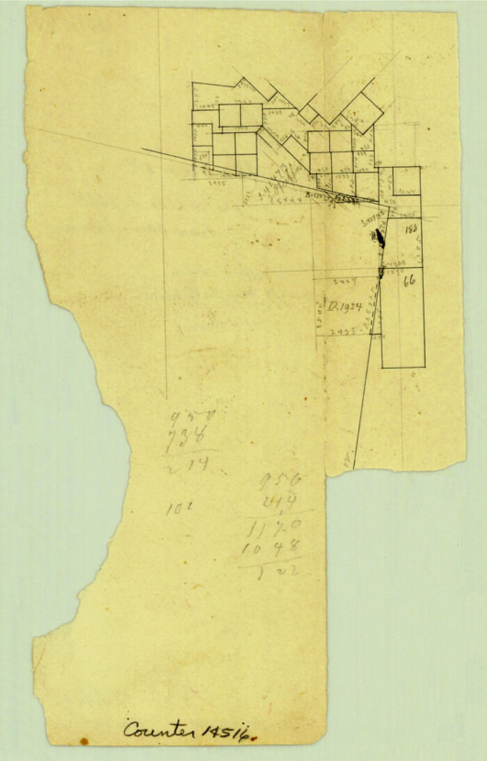 14516, Bexar County Sketch File 41, General Map Collection