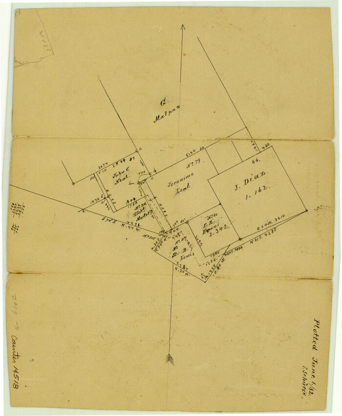 14518, Bexar County Sketch File 42, General Map Collection