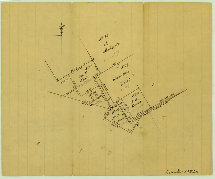 14520, Bexar County Sketch File 42a, General Map Collection