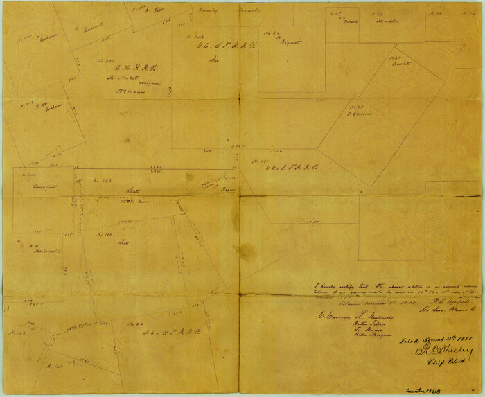 14618, Blanco County Sketch File 26, General Map Collection