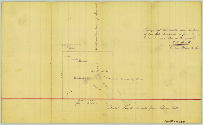 14650, Blanco County Sketch File 39, General Map Collection