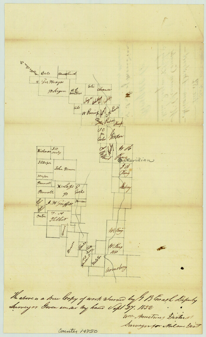 14750, Bosque County Sketch File 7, General Map Collection