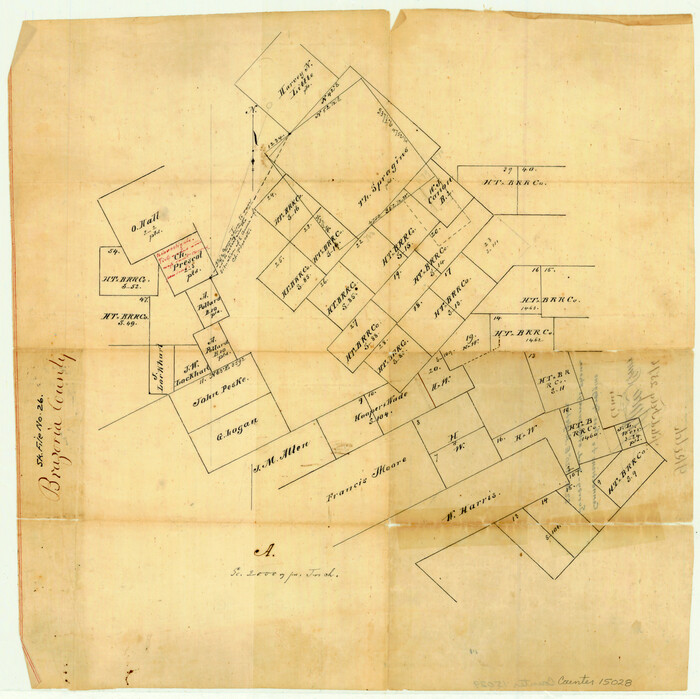 15028, Brazoria County Sketch File 26, General Map Collection