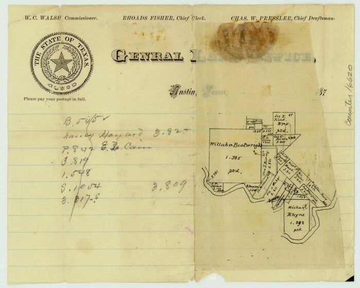 16620, Brown County Sketch File 20, General Map Collection