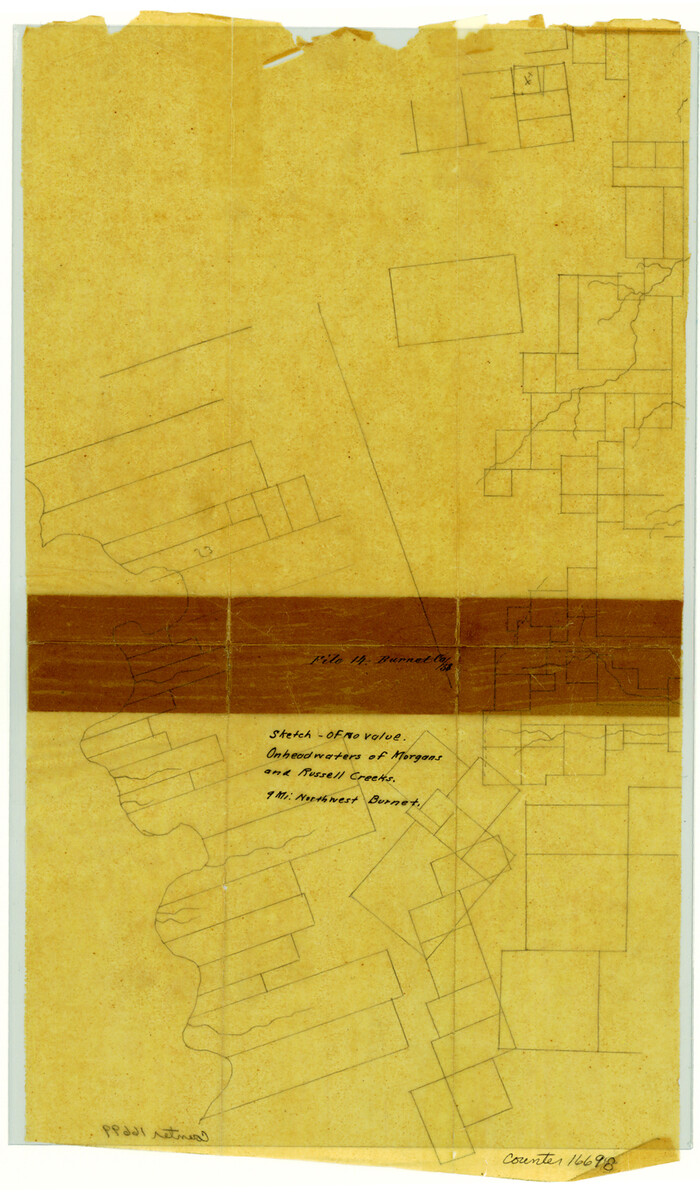 16698, Burnet County Sketch File 14, General Map Collection
