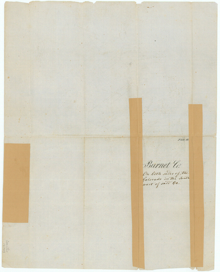 16704, Burnet County Sketch File 16, General Map Collection