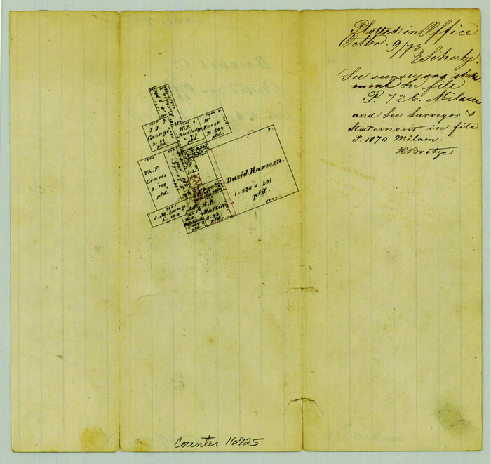 16725, Burnet County Sketch File 25, General Map Collection