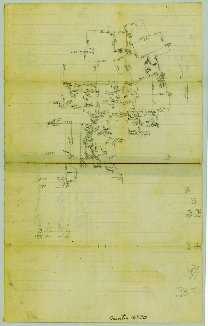 16730, Burnet County Sketch File 27, General Map Collection