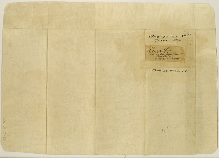 17412, Cass County Sketch File 11, General Map Collection